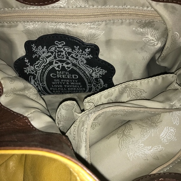 My Flat in London Snakeskin Hobo Vtg Bag (Rare) w/ Stud Bottom Great Condition - Picture 10 of 11